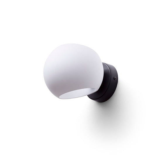 SOLARIS glazen opbouwlamp E14, 3 kleuren