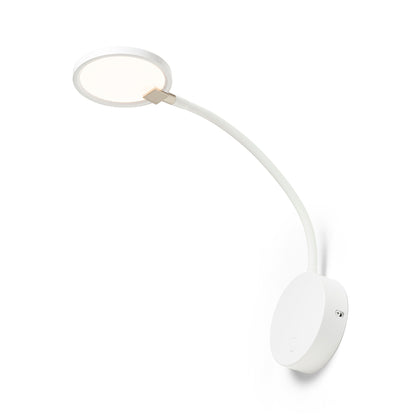 CELESTE LED wandspot op zwanenhals melkdiffuser