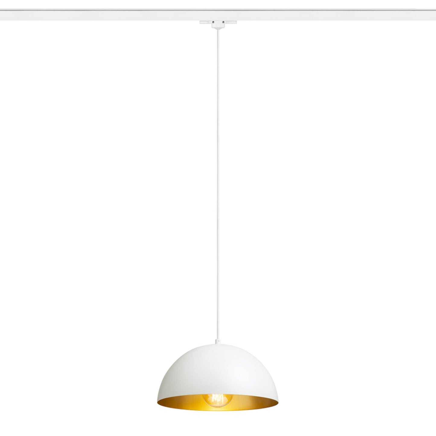 GLADYS 30 3-fase hanglamp metalen kap, 4 kleuren