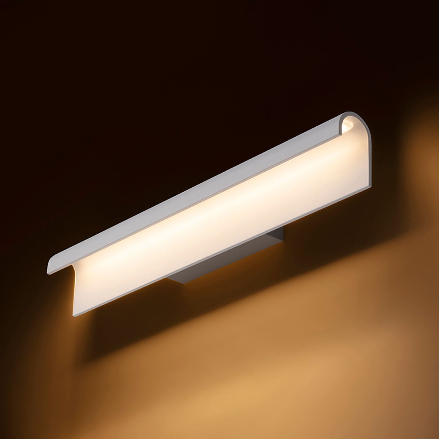 MARAIS 53 LED badkamer wandlamp golfvorm, wit