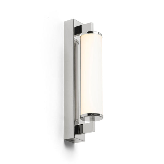 ROCCA 34 LED badkamer wandlamp opaal buis, chroom