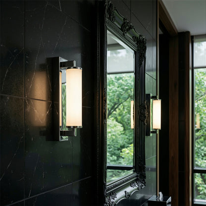 ROCCA 34 | LED Badezimmer Wandleuchte | opalrohr, chrom