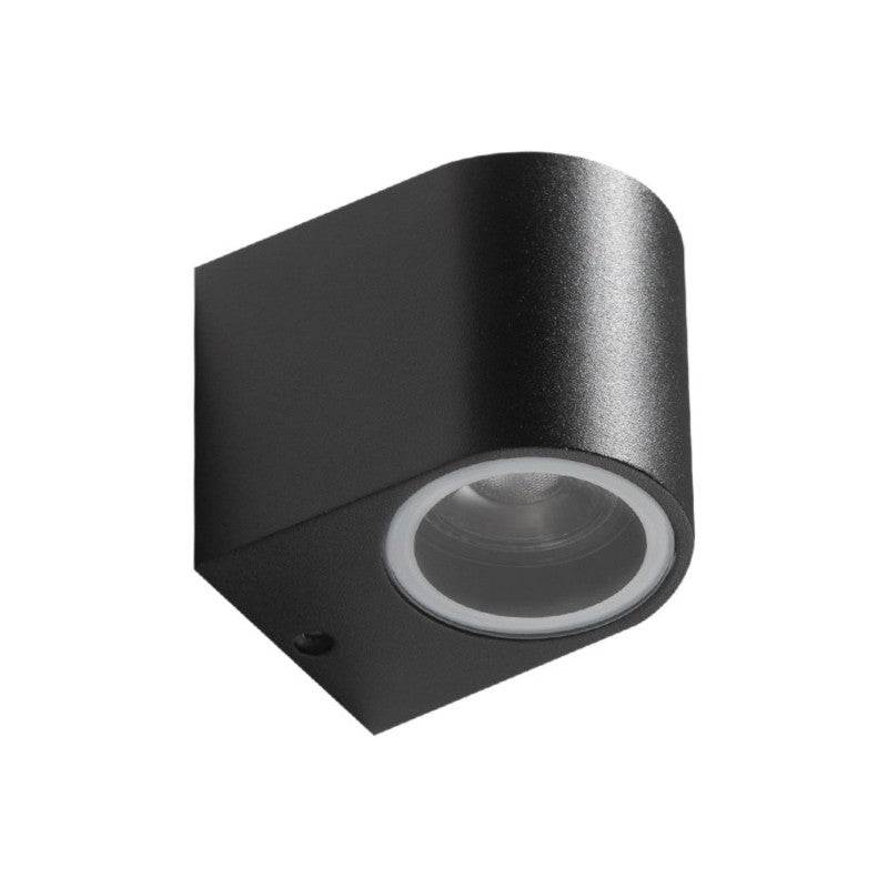Azzardo RIMINI ronde buitenwandlamp zwart