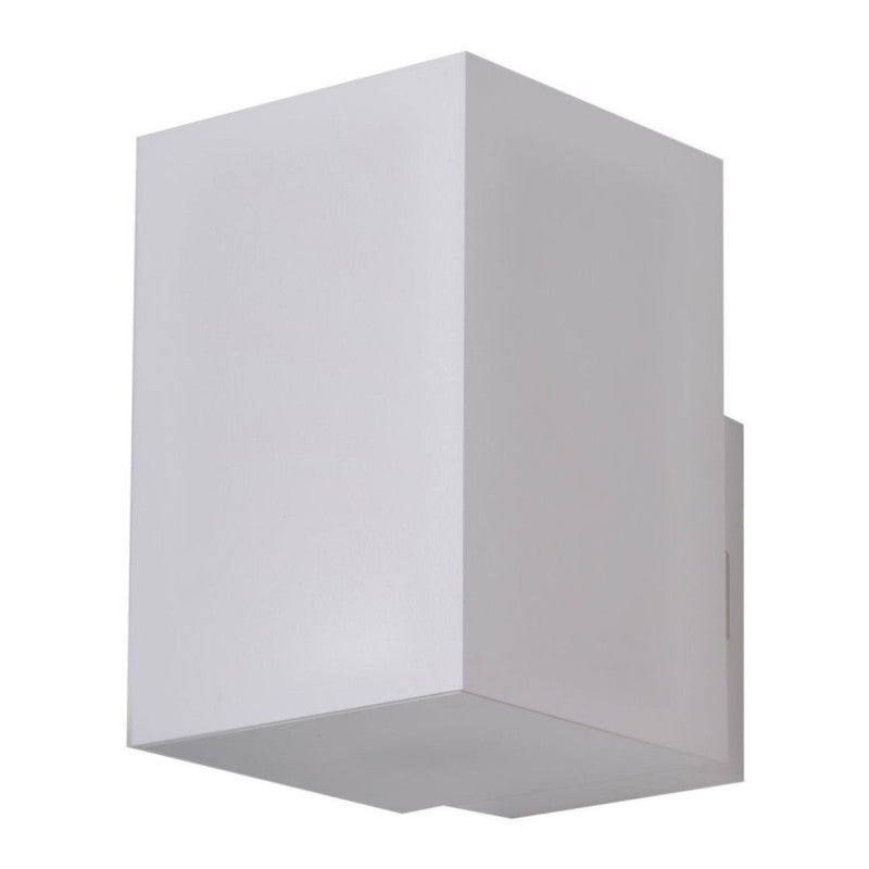 Azzardo ROLAND vierkante buitenwandlamp wit