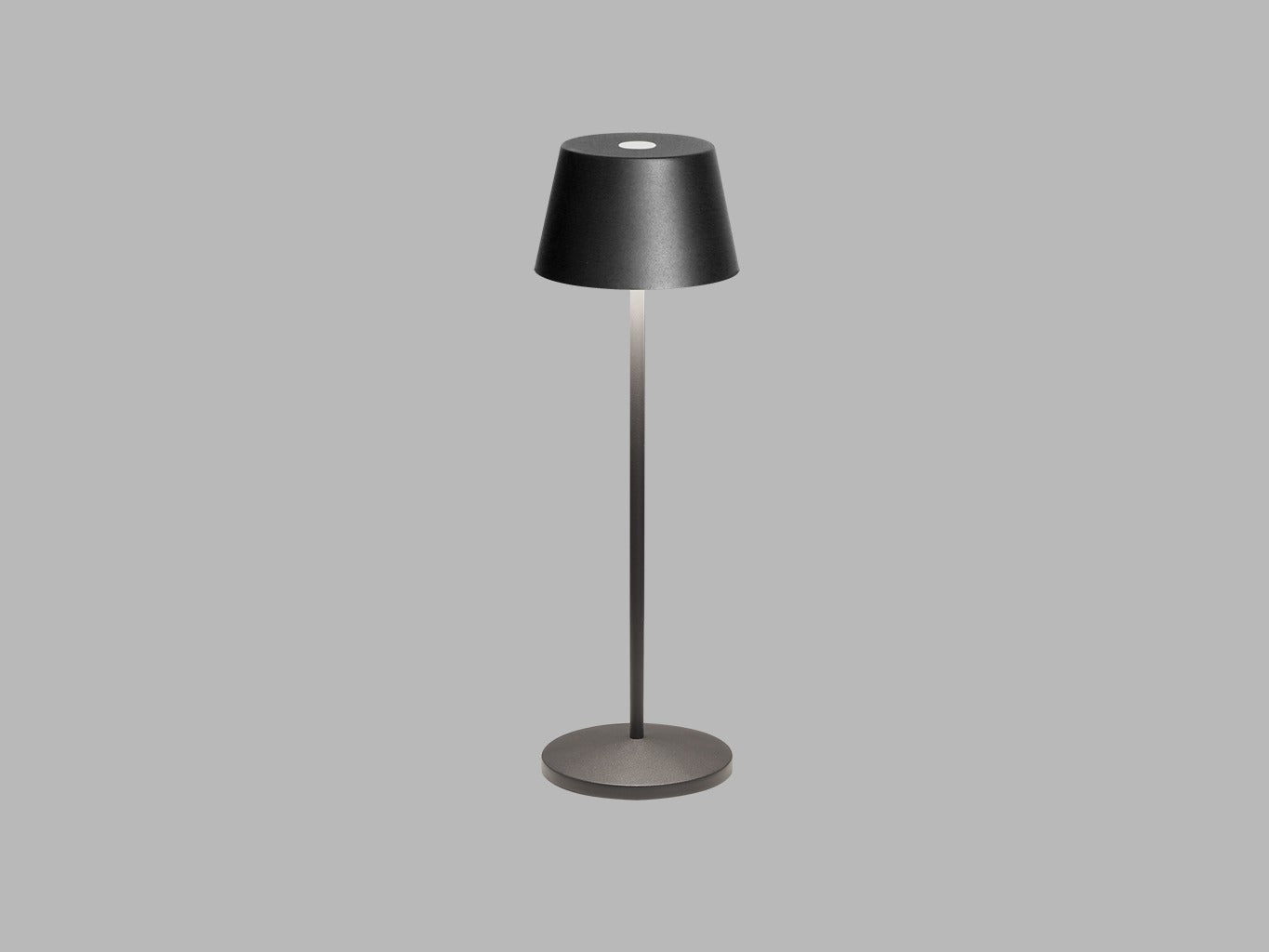 LED2 ROXY draadloze oplaadbare buiten tafellamp zwart IP65