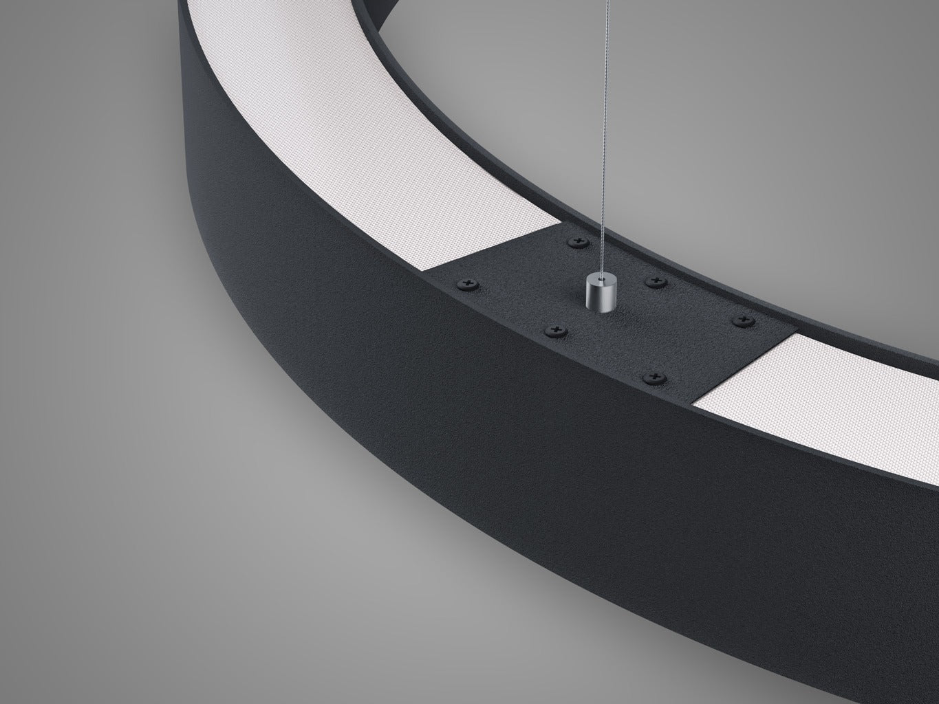 LED2 SATURN SLIM II - detail zwart 2