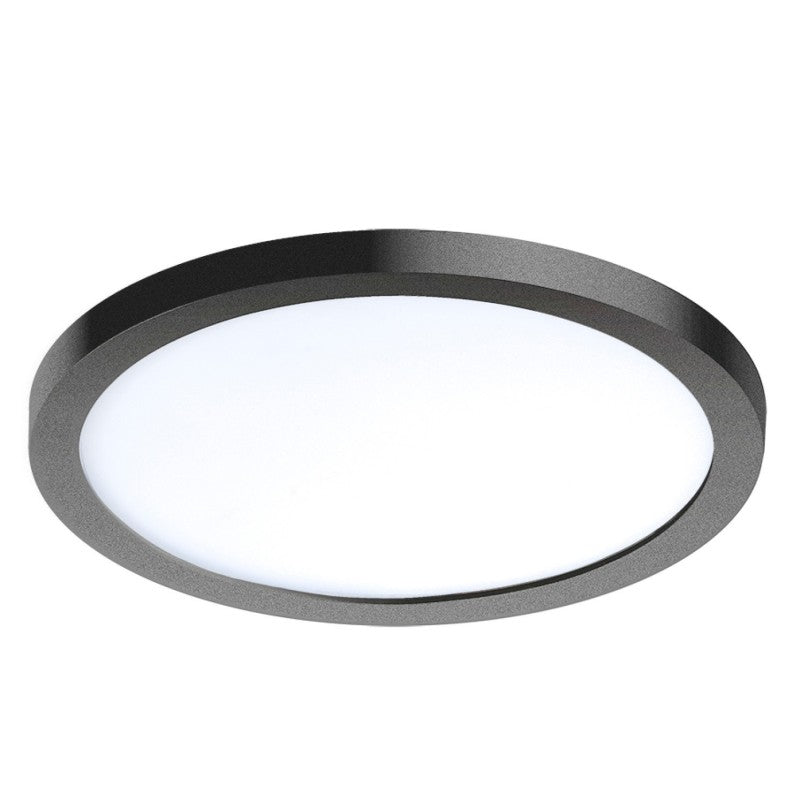 SLIM 22 rond zwart 4000K