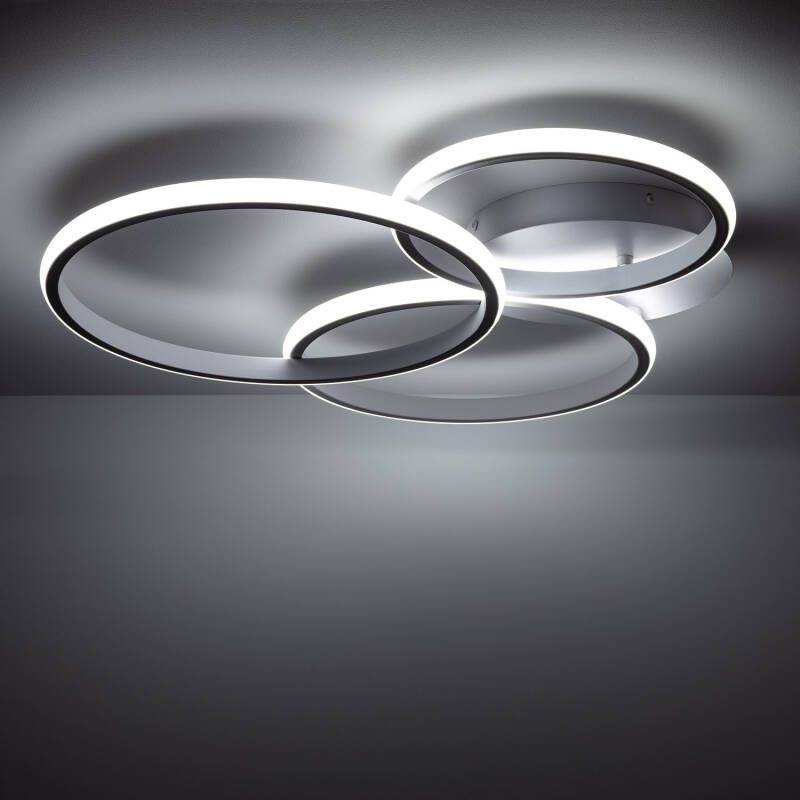 Bernivo LED-Deckenleuchte Metall 32W | rundes Design