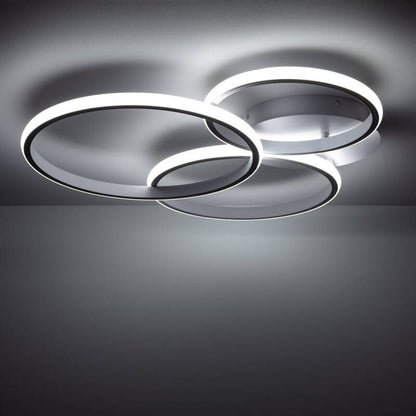 Bernivo LED-Deckenleuchte Metall 32W | rundes Design