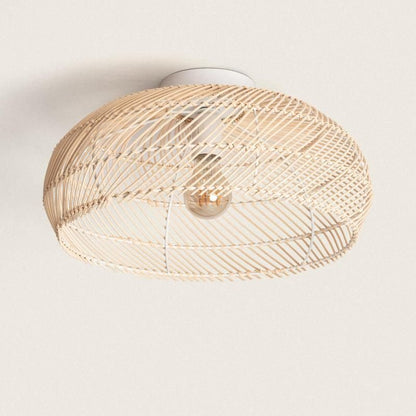 Nangivo plafondlamp bamboe E27