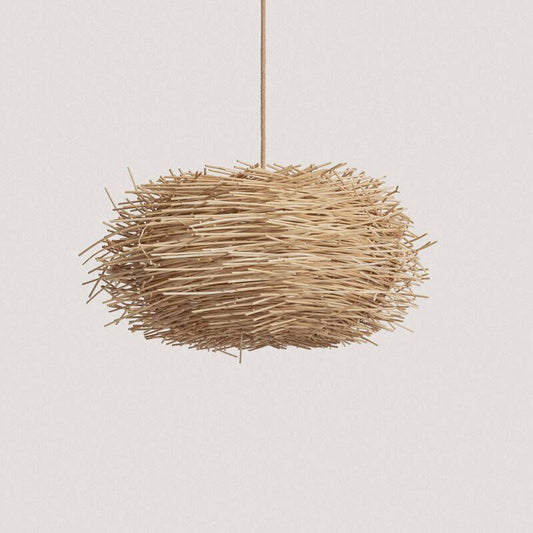 Nulkavo rotan hanglamp naturel S M L