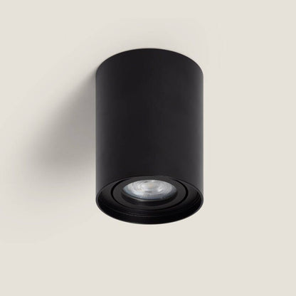 Quaravo aluminium plafondlamp GU10 zwart