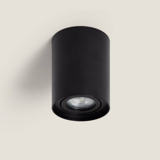 Quaravo aluminium plafondlamp GU10 zwart