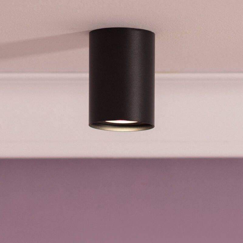 Quaravo Aluminium Deckenleuchte GU10 | Weiß / Schwarz | exkl. Leuchtmittel