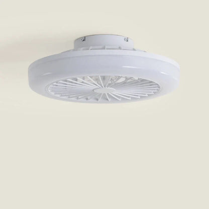 Angaro compacte plafondventilator wit met LED