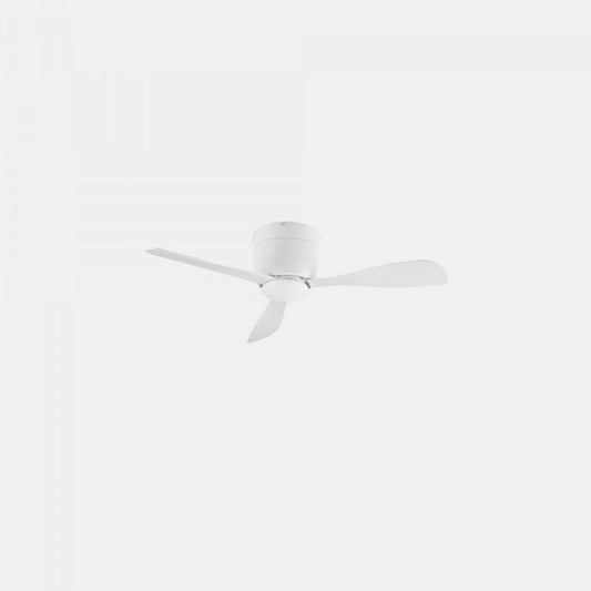 Boravo compacte premium plafondventilator wit met LED