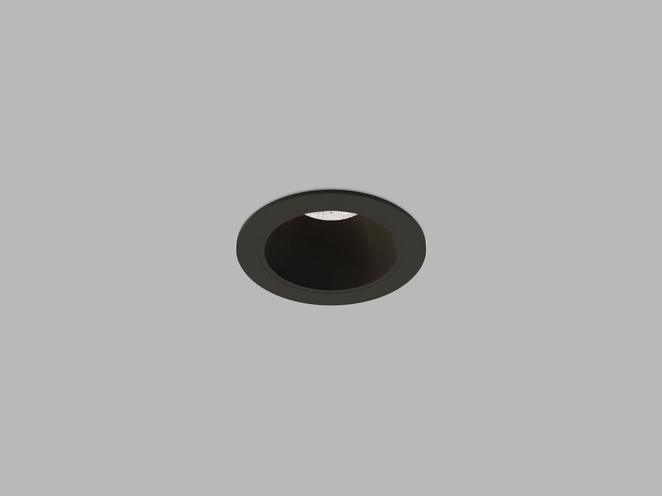 LED2 ZERO II M zwart Ø85 mm